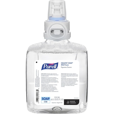 Purell 40.6 fl oz (1200 mL) CS8 Refill HEALTHY SOAP Mild Foam 2 PK GOJ787402
